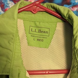 LLBean tropic wear shirt Large